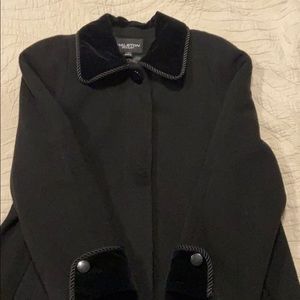Halston Lifestyle black wool coat